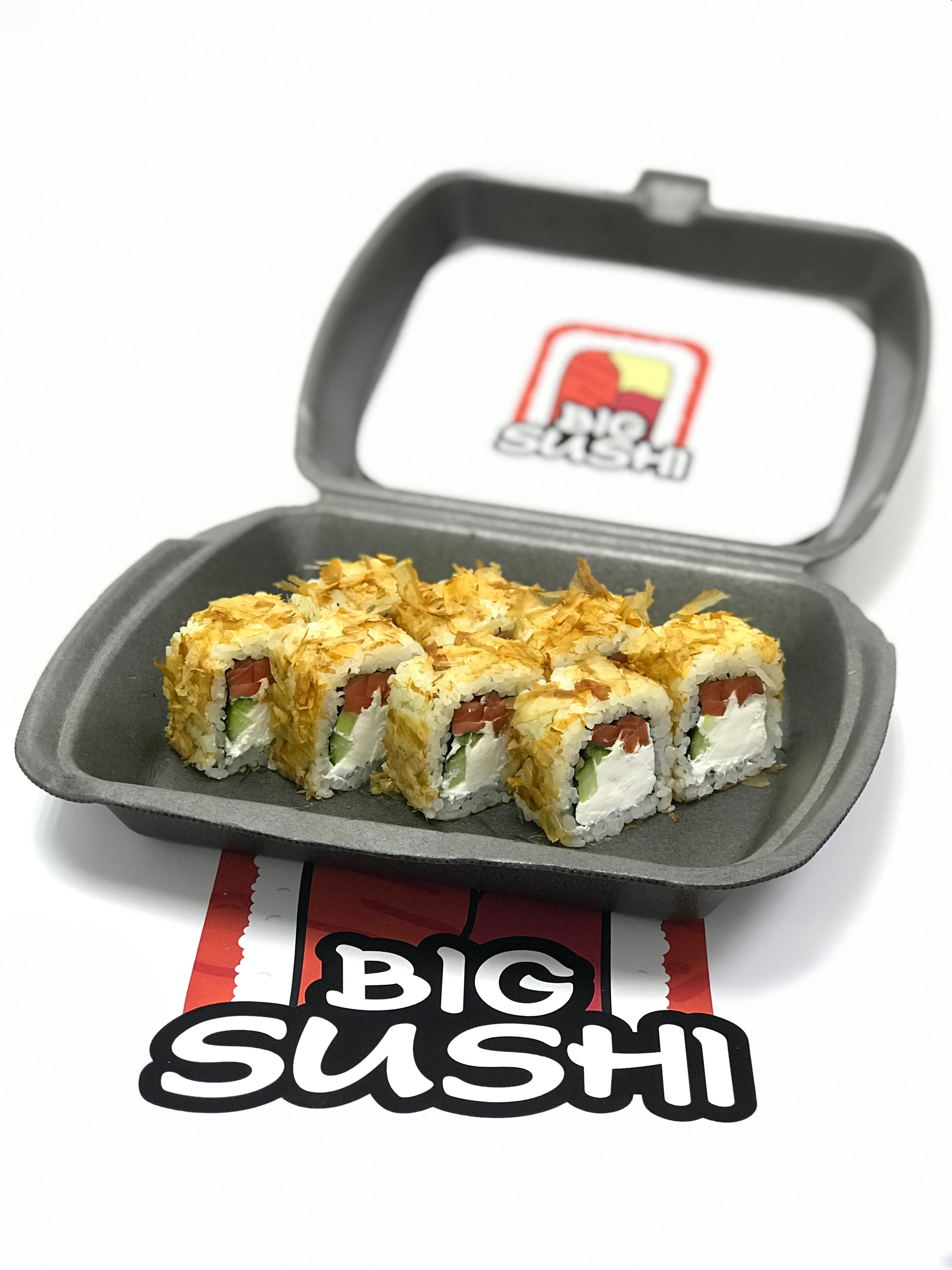 Оминэ с копченым лососем